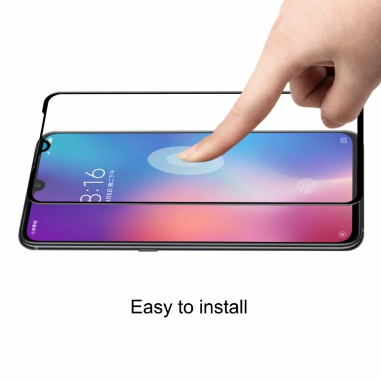 Защитное стекло HAT PRINCE Full Covered для Xiaomi Mi 9 - Black: фото 5 из 9