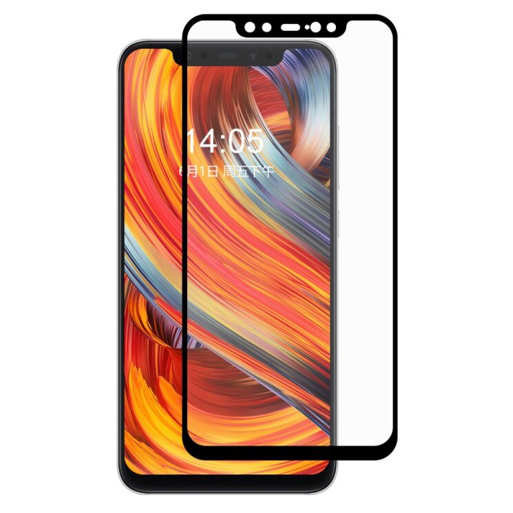 Захисне скло HAT PRINCE Full Glue 9H 2.5D для Xiaomi Mi 8 - Black: фото 1 з 9