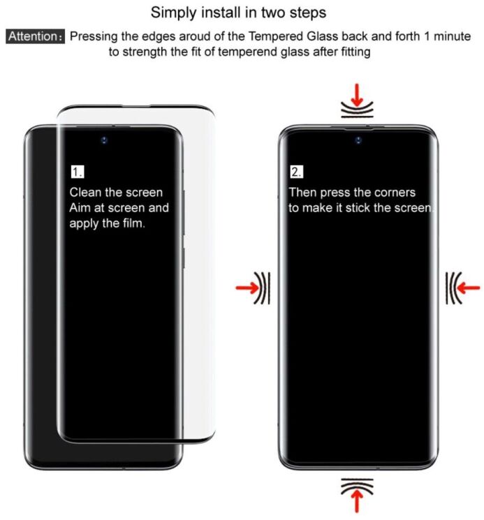 Защитное стекло IMAK 3D Curved Full Covering для Realme 14 Pro Plus - Black: фото 9 из 10