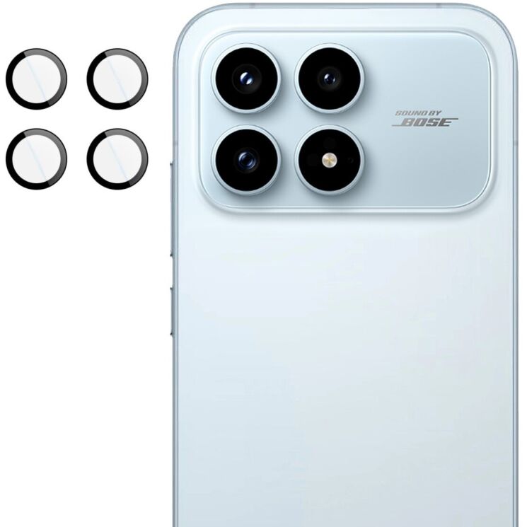 Захисне скло IMAK Camera Black Lens для Xiaomi Poco F8 Pro - Black: фото 1 з 9