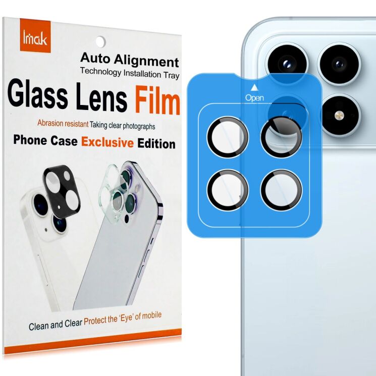 Захисне скло IMAK Camera Black Lens для Xiaomi Poco F8 Pro - Black: фото 8 з 9