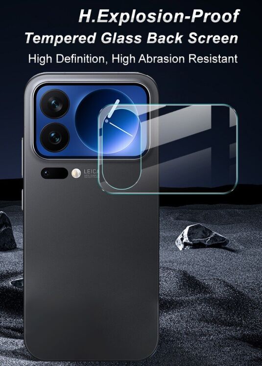Защитное стекло IMAK H Back Screen Guard для Xiaomi 17 Pro: фото 3 из 8