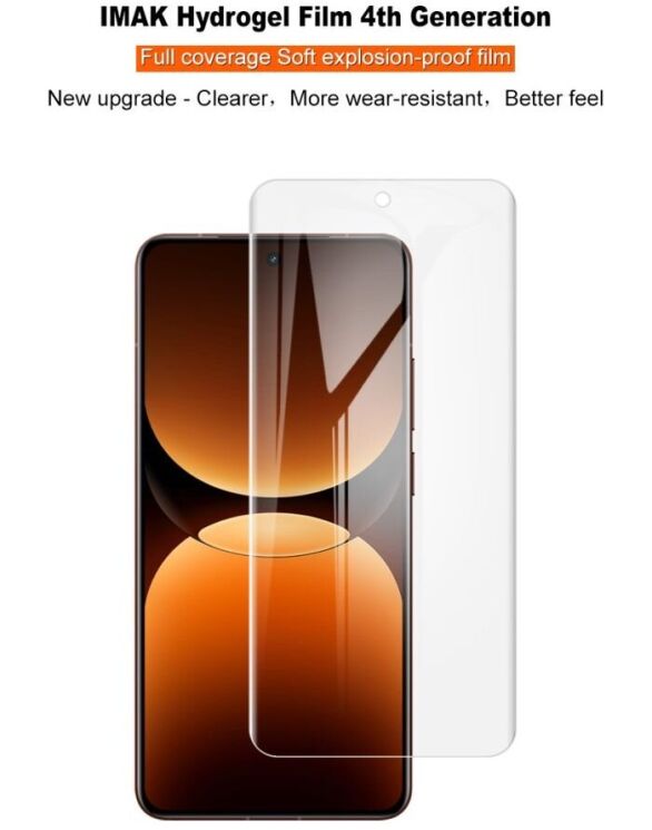 Защитная пленка IMAK Hydrogel Clear Film для Realme GT 7 Pro: фото 8 из 12