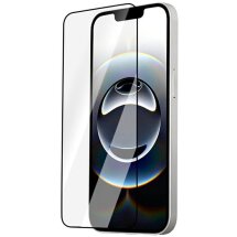Захисне скло LEREACH Tempered Glass Full Screen Protector для Apple iPhone 16e / 17e - Black: фото 1 з 11