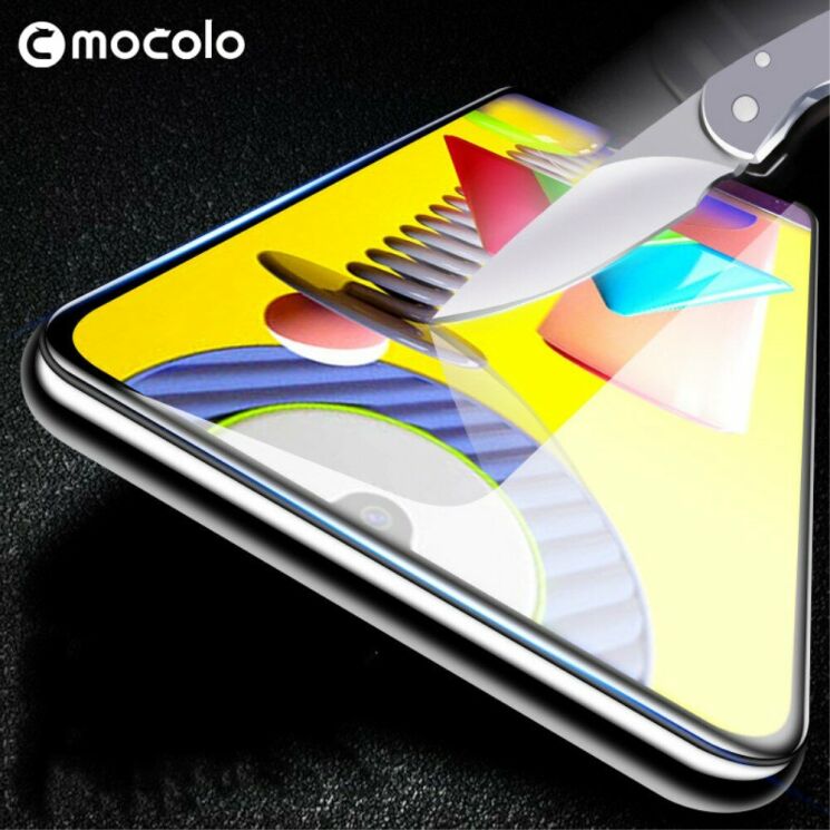 Защитное стекло MOCOLO Full Glue Cover для Samsung Galaxy M31 (M315) - Black: фото 4 из 9