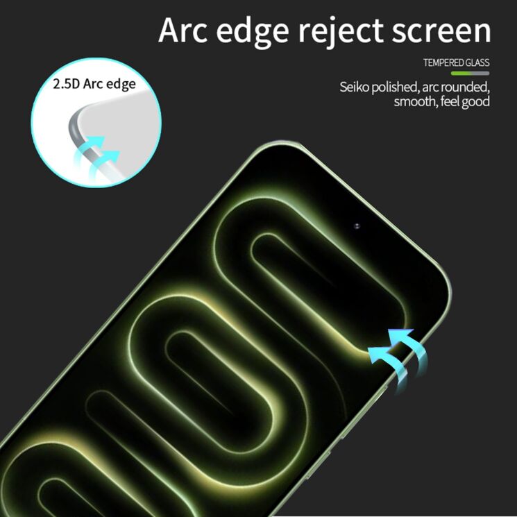 Захисне скло MOFI Full Glue Protect для Xiaomi Poco F9 Pro - Black: фото 2 з 4