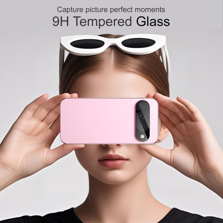 Защитное стекло на камеру IMAK Black Glass Lens для Google Pixel 10 - Black: фото 5 из 8