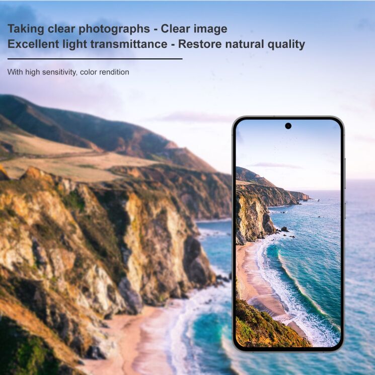 Захисне скло на камеру IMAK Black Glass Lens для Samsung Galaxy S25 FE (S731) - Black: фото 5 з 6
