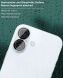 Защитное стекло на камеру IMAK Integrated Lens Protector для Apple iPhone 16 / 16 Plus - Black (360618B). Фото 8 из 12