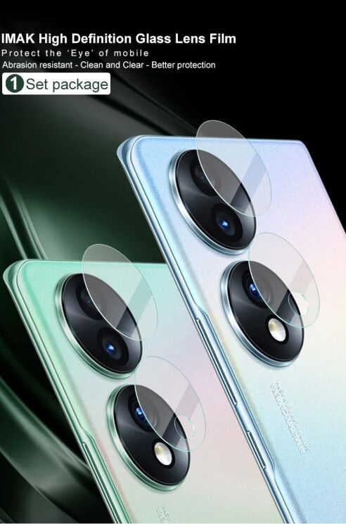Защитное стекло на камеру IMAK Integrated Lens Protector для Honor 70: фото 5 из 12