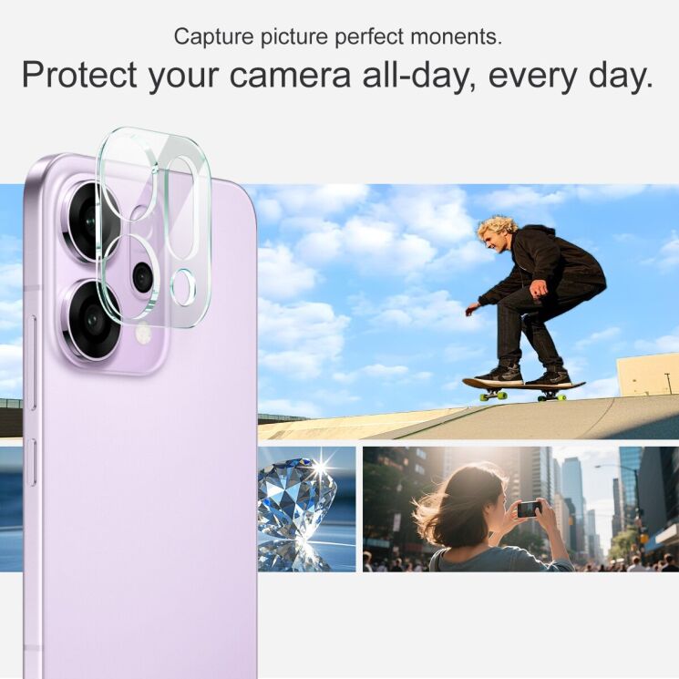 Захисне скло на камеру IMAK Integrated Lens Protector для OPPO Reno 14 5G: фото 4 з 7