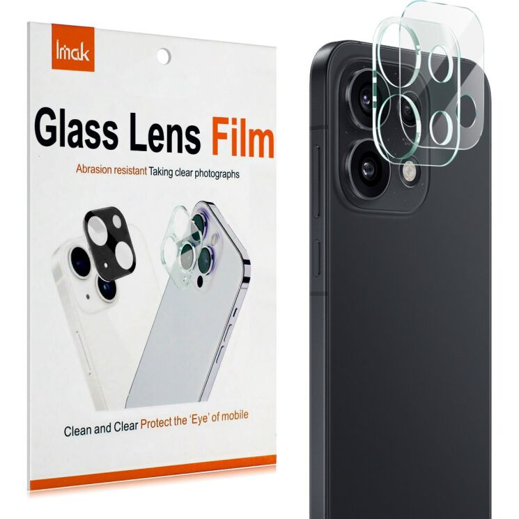 Захисне скло на камеру IMAK Integrated Lens Protector для OPPO Reno 16 Pro (413606) Захисне скло на камеру IMAK Integrated Lens Protector для OPPO Reno 16 Pro: фото 2 з 8