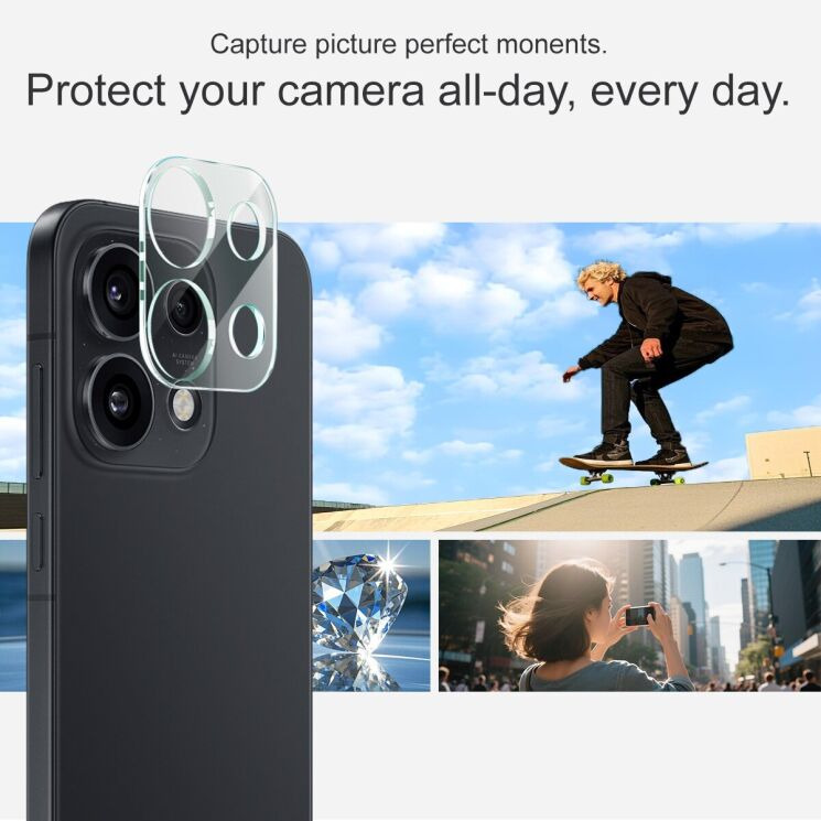 Захисне скло на камеру IMAK Integrated Lens Protector для OPPO Reno 16 Pro (413606) Захисне скло на камеру IMAK Integrated Lens Protector для OPPO Reno 16 Pro: фото 6 з 8