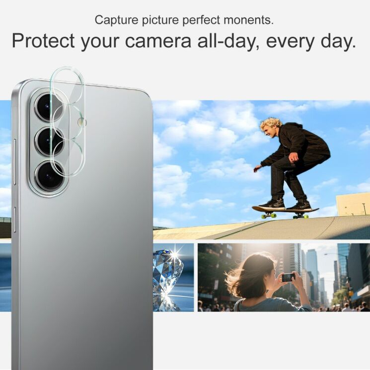 Защитное стекло на камеру IMAK Integrated Lens Protector для Samsung Galaxy S26: фото 5 из 7