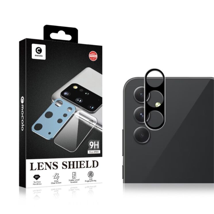 Защитное стекло на камеру MOCOLO Black Camera Lens для Samsung Galaxy A55 (A556) - Black: фото 7 из 7