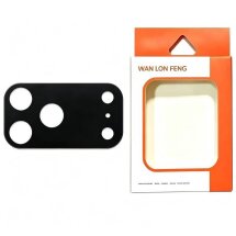 Защитное стекло на камеру WANLONFENG Lens Silk Protector для iPhone 18 Pro - Black: фото 1 из 4