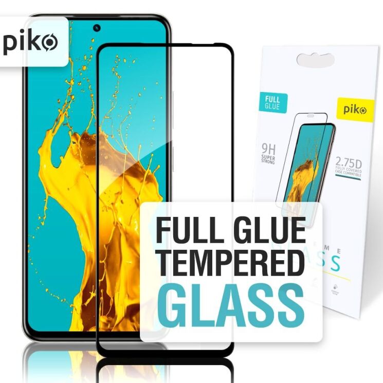 Защитное стекло Piko Full Glue для Infinix Hot 50 Pro - Black: фото 1 из 5