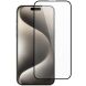 Защитное стекло RURIHAI Full Glue Screen Protect для Apple iPhone 15 Pro - Black (329377B). Фото 1 из 10