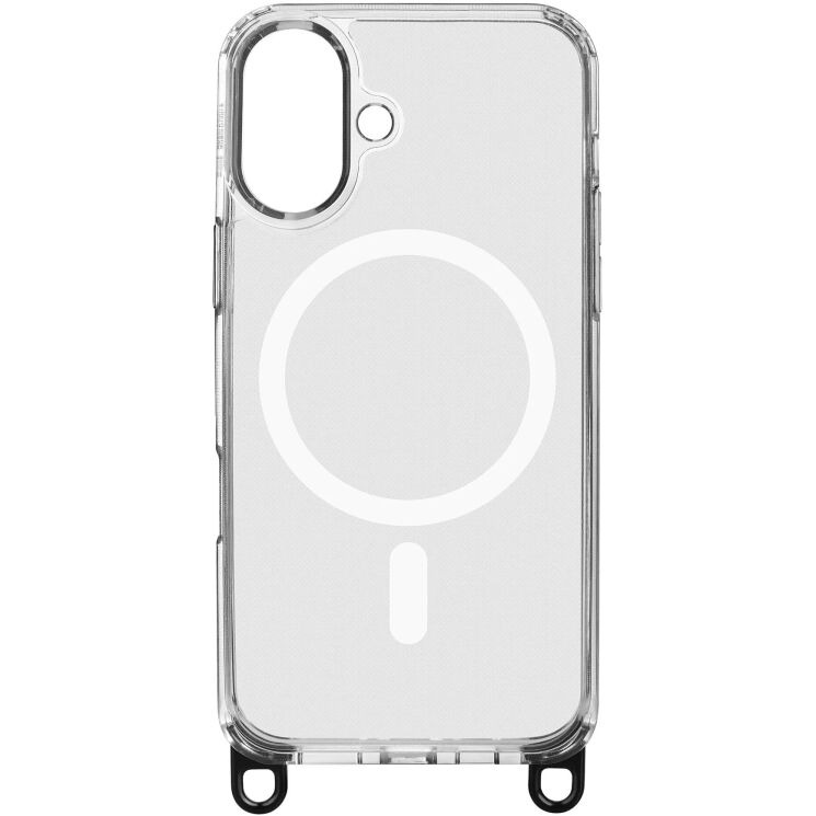 Захисний чохол ArmorStandart Crossbody Air MagSafe Rope для Apple iPhone 16 - Transparent: фото 1 з 2