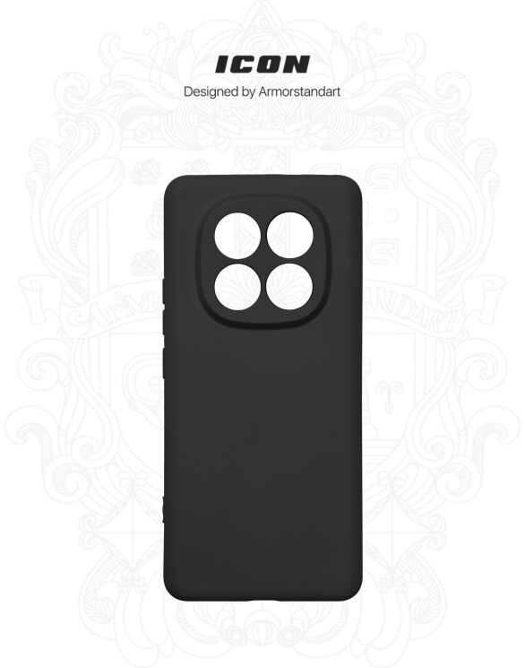 Защитный чехол ArmorStandart ICON Case для Xiaomi Redmi Note 14 Pro Plus - Black: фото 3 из 8