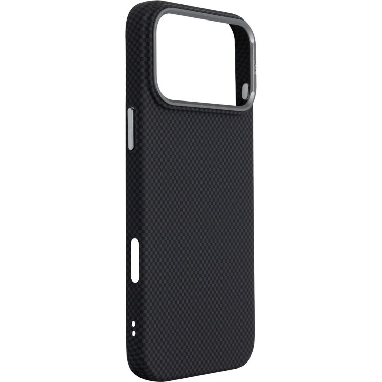 Захисний чохол ArmorStandart LikeCarbon2 MagCase для iPhone 17 Pro Max - Kevlar Black: фото 3 з 8