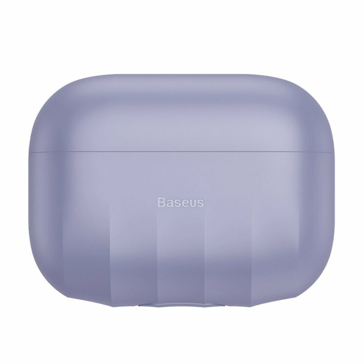 Захисний чохол BASEUS Shell Pattern для Apple AirPods Pro - Purple: фото 2 з 19
