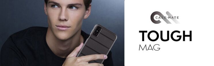 Захисний чохол Case-Mate Tough Mag для Apple iPhone X / iPhone XS - Black: фото 6 з 8