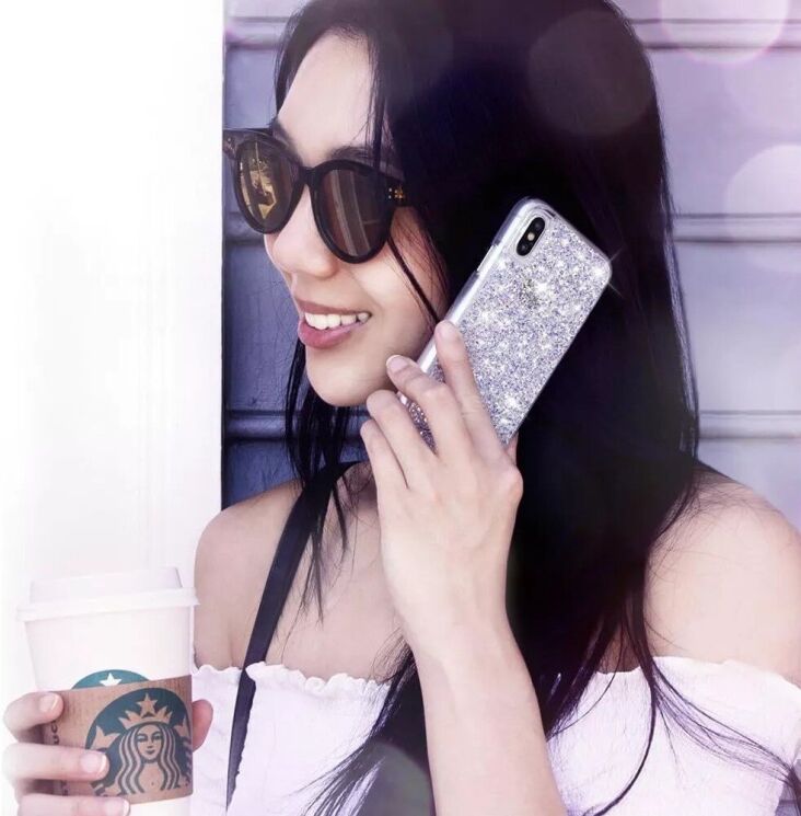 Защитный чехол Case-Mate Twinkle Glitter для Apple iPhone XS Max - Gold: фото 9 из 9