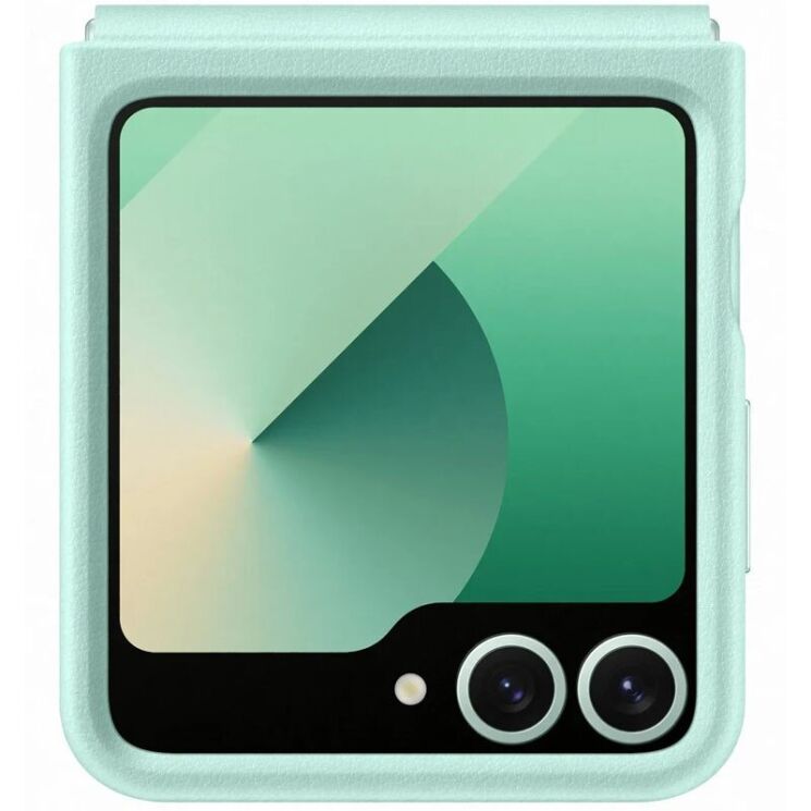 Защитный чехол Copiex Leather Cover (FF) для Samsung Galaxy Flip 6 - Turquoise: фото 4 из 6