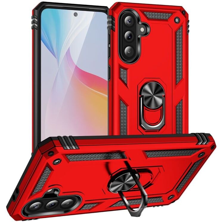 Защитный чехол Deexe Armor Case для Samsung Galaxy A56 (A566) - Red: фото 1 из 7