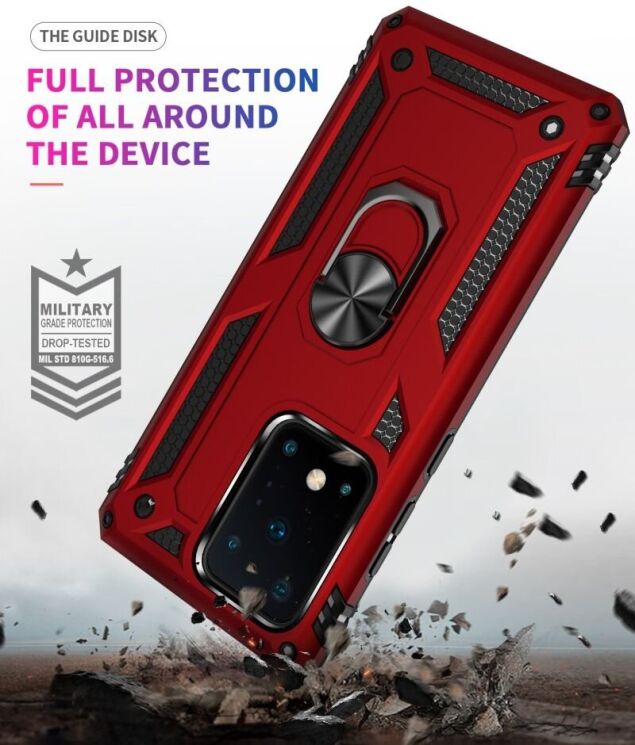 Защитный чехол Deexe Armor Case для Samsung Galaxy S20 Ultra (G988) - Black: фото 10 из 10