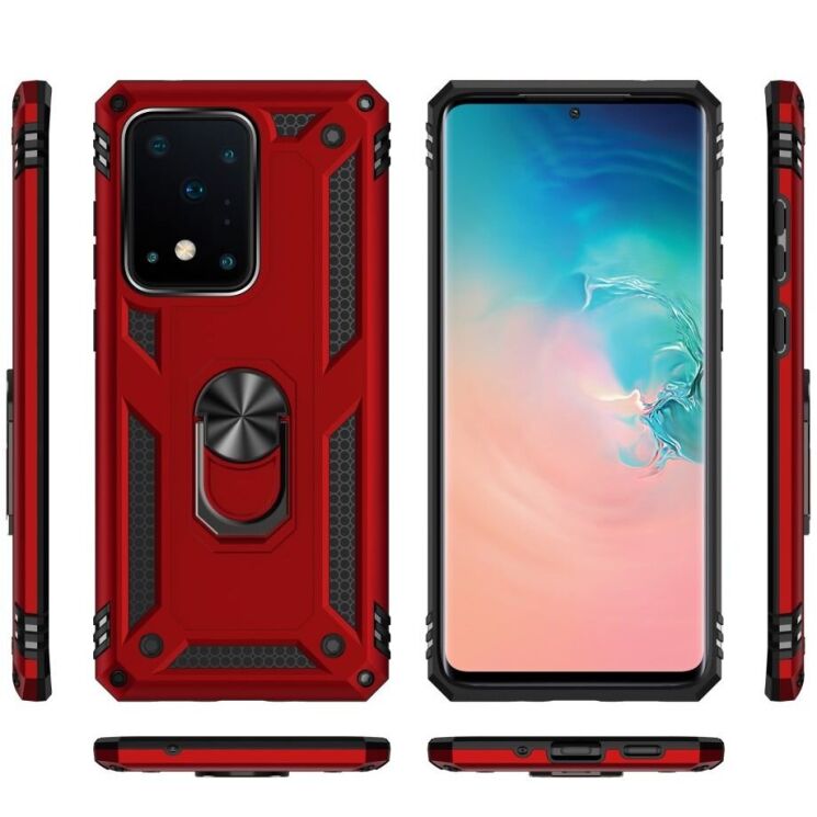 Защитный чехол Deexe Armor Case для Samsung Galaxy S20 Ultra (G988) - Black: фото 4 из 10