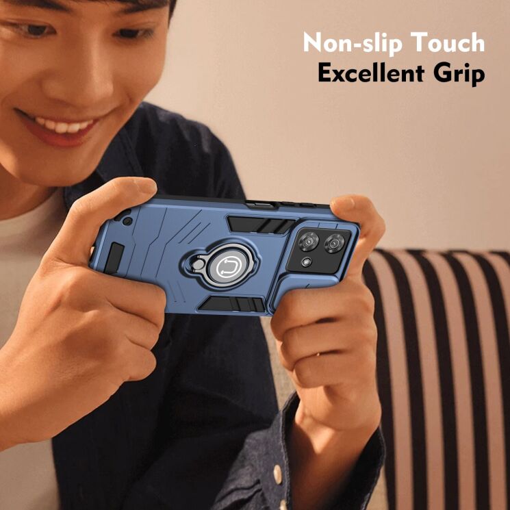 Захисний чохол Deexe Armor MagShield для Motorola Edge 40 Neo - Grey: фото 7 з 7