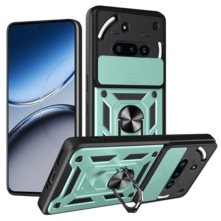 Защитный чехол Deexe Armor Shield для Nothing Phone (3a) - Green: фото 1 из 8