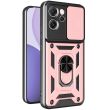 Чохол із захистом камери Deexe Armor Shield для OPPO Reno 14 F/FS - Rose Gold (388343RG)