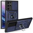 Защитный чехол Deexe Armor Shield для Samsung Galaxy S22 Ultra (S908) - Blue (298433L)
