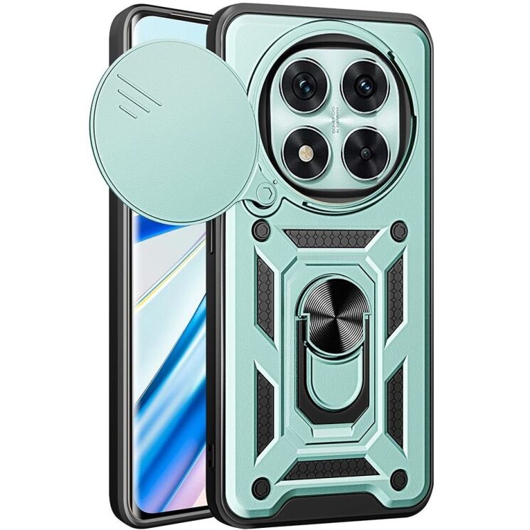 Защитный чехол Deexe Armor Shield для Xiaomi Redmi Note 14 Pro 5G / Poco X7 - Green: фото 1 из 10