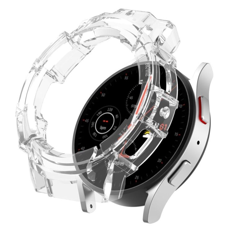 Захисний чохол Deexe Armour Frame для Samsung Galaxy Watch 4 / 5 (40mm) - Transparent: фото 1 з 6