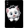 Защитный чехол Deexe Art Style для Samsung Galaxy Tab S12 Plus - Cat (436010G)