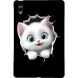 Защитный чехол Deexe Art Style для Samsung Galaxy Tab S12 Plus - Cat (436010G). Фото 1 из 4
