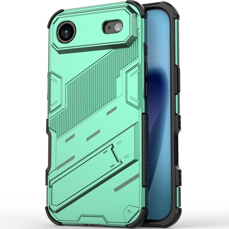 Захисний чохол Deexe Bibercas для Apple iPhone 17 Air - Green: фото 1 з 6