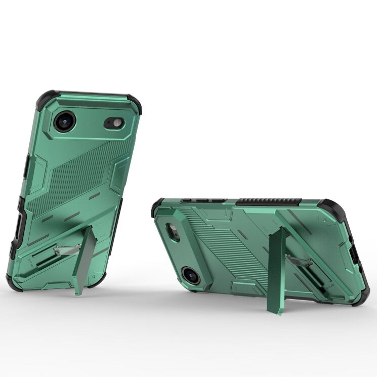 Захисний чохол Deexe Bibercas для Apple iPhone 17 Air - Green: фото 2 з 6
