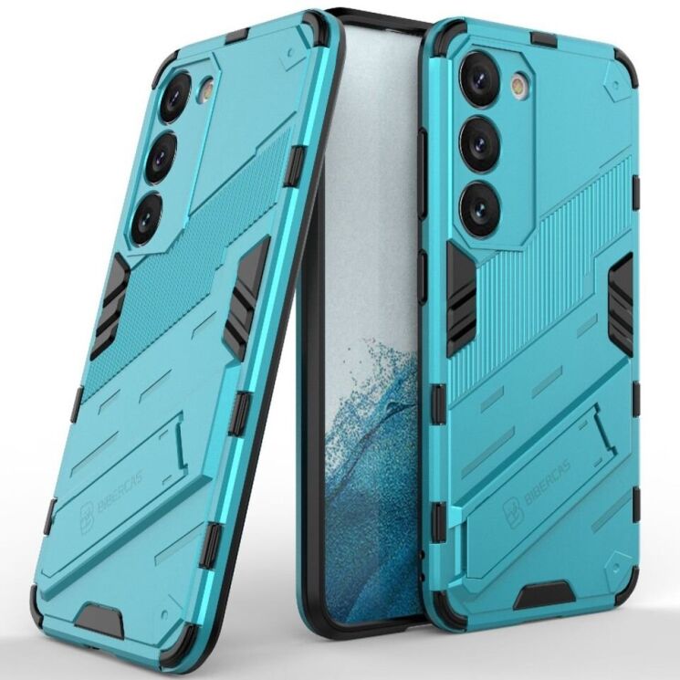 Защитный чехол Deexe Bibercas для Samsung Galaxy S23 - Baby Blue: фото 2 из 8