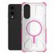 Защитный чехол Deexe Clear Bibercas для Samsung Galaxy S25 Edge (S937) - Pink (377571P). Фото 2 из 7
