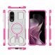 Защитный чехол Deexe Clear Bibercas для Samsung Galaxy S25 Edge (S937) - Pink (377571P). Фото 6 из 7