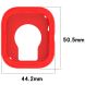 Защитный чехол Deexe Color Frame для Xiaomi Redmi Watch 5 - Red (374000R). Фото 8 из 8