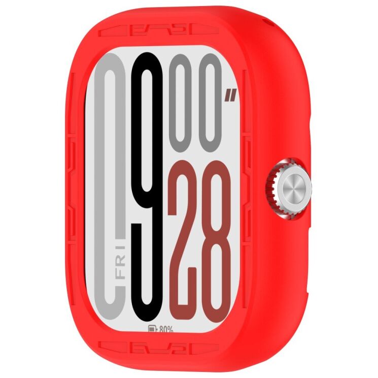 Защитный чехол Deexe Color Frame для Xiaomi Redmi Watch 5 - Red: фото 2 из 8