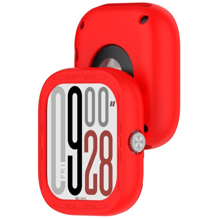 Защитный чехол Deexe Color Frame для Xiaomi Redmi Watch 5 - Red: фото 3 из 8