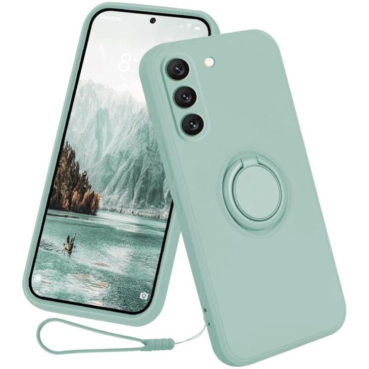 Защитный чехол Deexe Color Shell для Samsung Galaxy S23 Plus (S916) - Cyan: фото 1 из 7