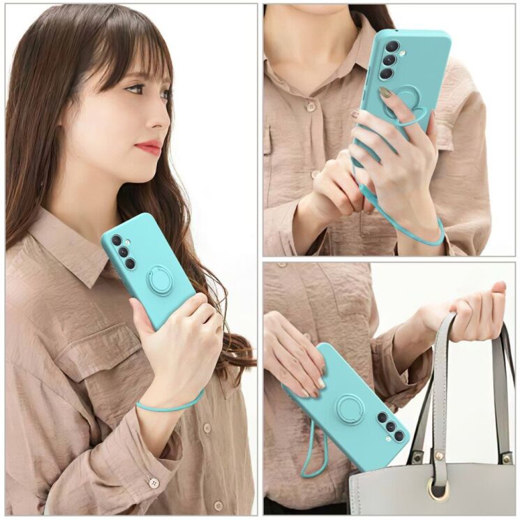 Защитный чехол Deexe Color Shell для Samsung Galaxy S25 (S931) - Sky Blue: фото 7 из 7